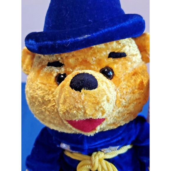 Golden Plush Teddy Bear Wizard Carousel Toys Appx 14" Stuffed Animal Toy - Picture 2 of 13